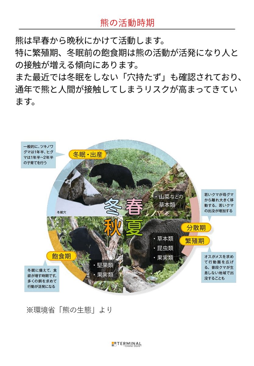 画像7: 【通常在庫品】 Other Brand その他ブランド クマよけスプレー ベアシールド60 【使用期限2031年9月】 国内正規品 (7)