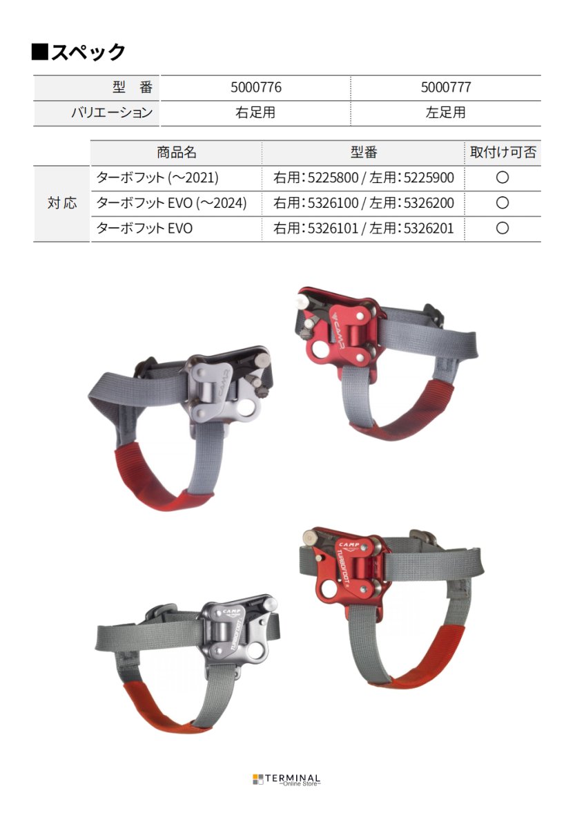C.A.M.P. (Camp Safety) Spare Webbing for Turbofoot カンプ ターボフット用スペアウェビング 5000776