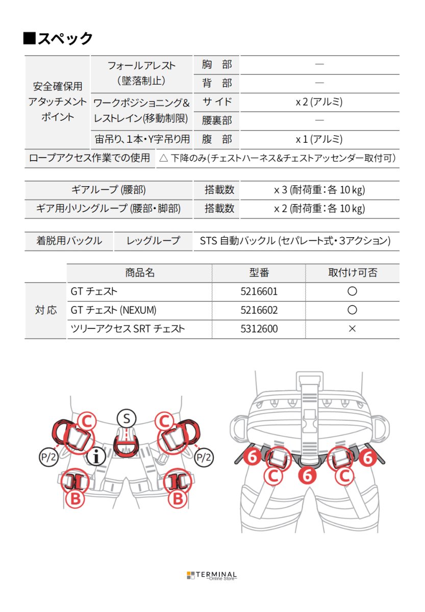 C.A.M.P. (Camp Safety) Access Sit カンプ アクセス シット 5196205
