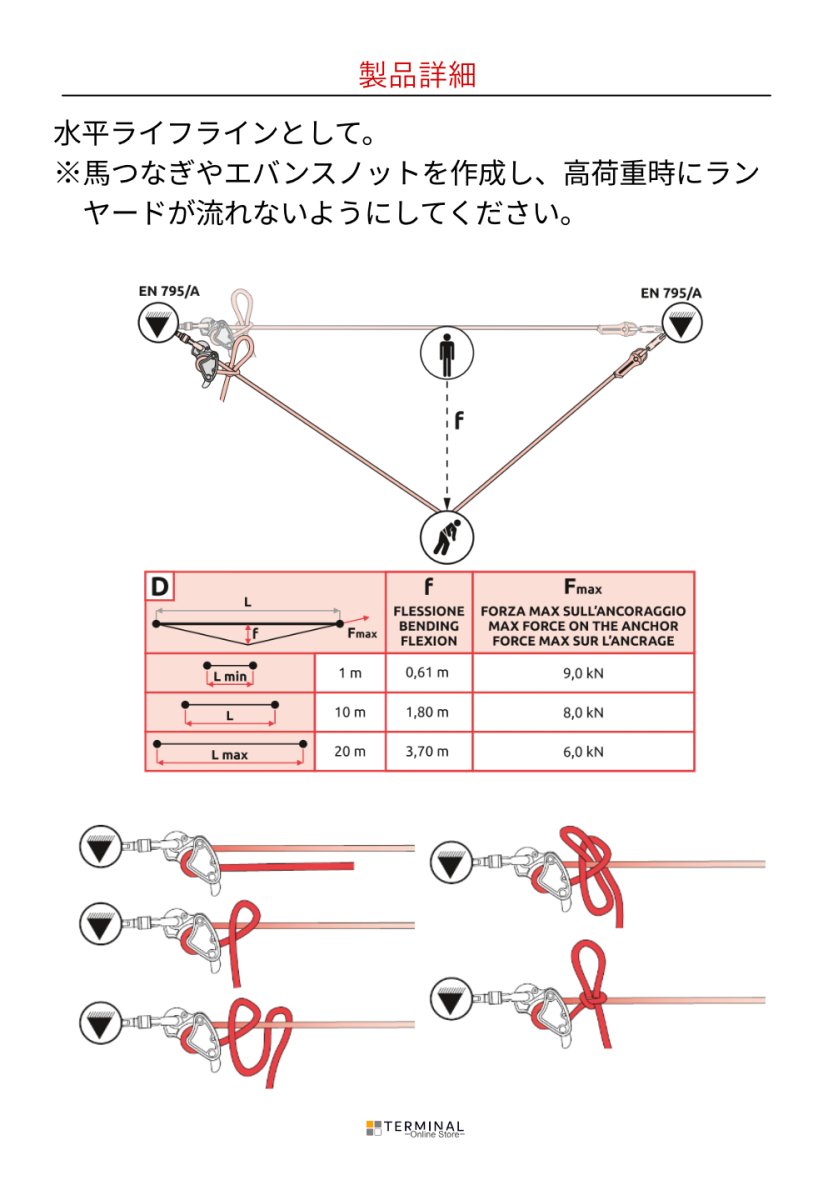 C.A.M.P. (Camp Safety) DRUID LANYARD カンプ ドゥルイド ランヤード 5209701