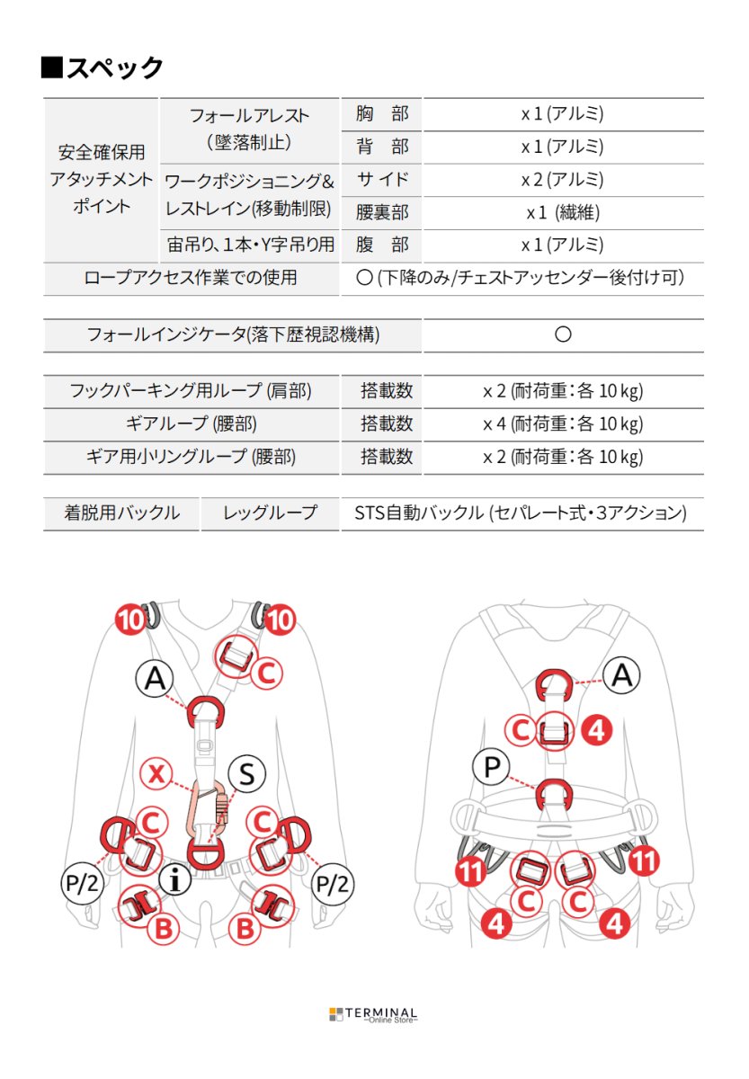 C.A.M.P. (Camp Safety) GT XT カンプ GT XT ブラック 5266103