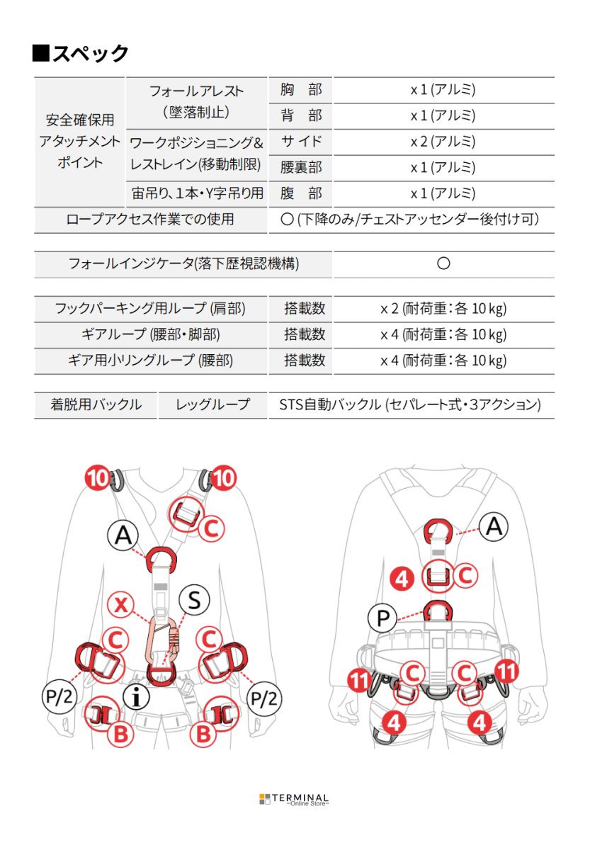 C.A.M.P. (Camp Safety) Access XT Black カンプ アクセス XT ブラック 5266203