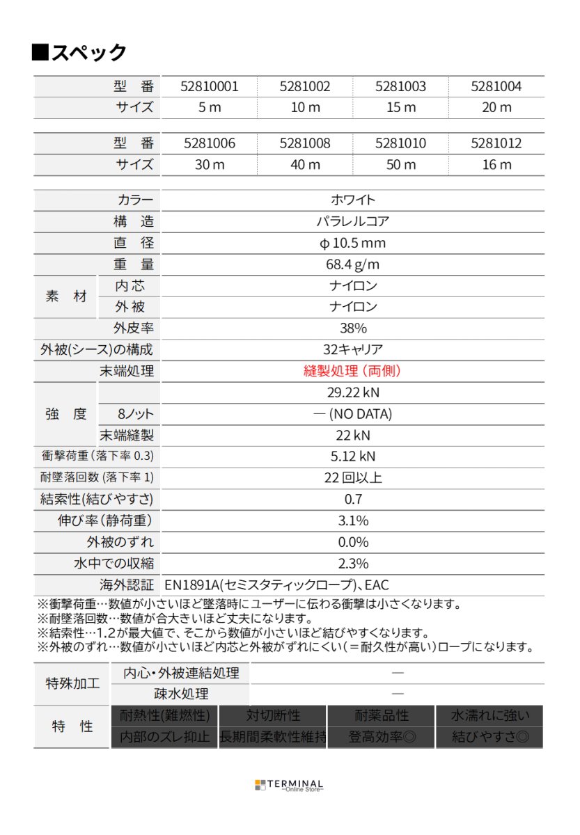C.A.M.P. (Camp Safety) IRIDIUM WITH LOOPS カンプ イリジウム 10.5 mm ループ付き 5281105