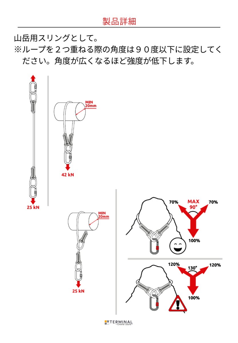 C.A.M.P. (Camp Safety) Anchor Cable カンプ アンカー ケーブル 5337605