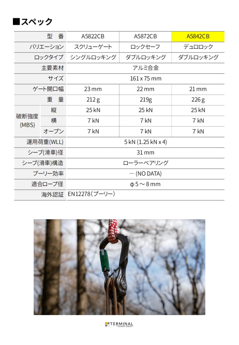 DMM Revolver Rig Twin ディーエムエム リボルバー リグツイン デュロロック A5842CB