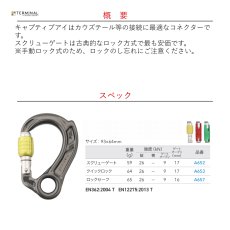 画像2: 【受注発注商品】 DMM ディーエムエム ディレクター キャプティブアイ スクリューゲート 国内正規品 (2)