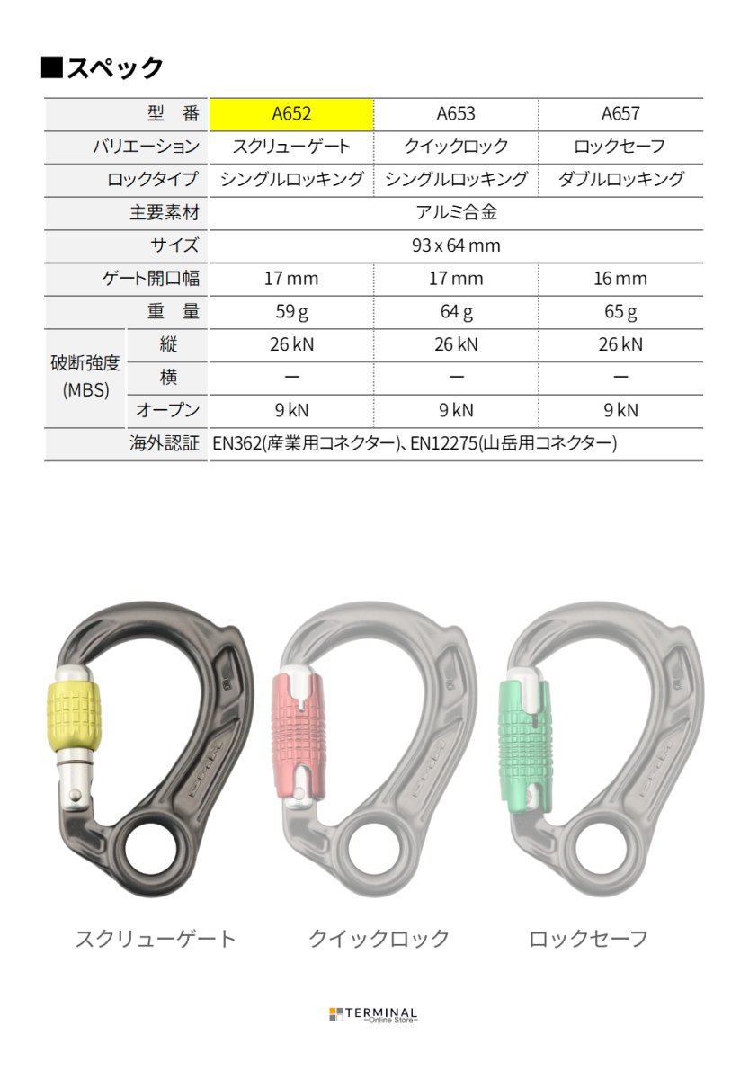 DMM Director Captive Eye ディーエムエム ディレクター キャプティブアイ スクリューゲート A652