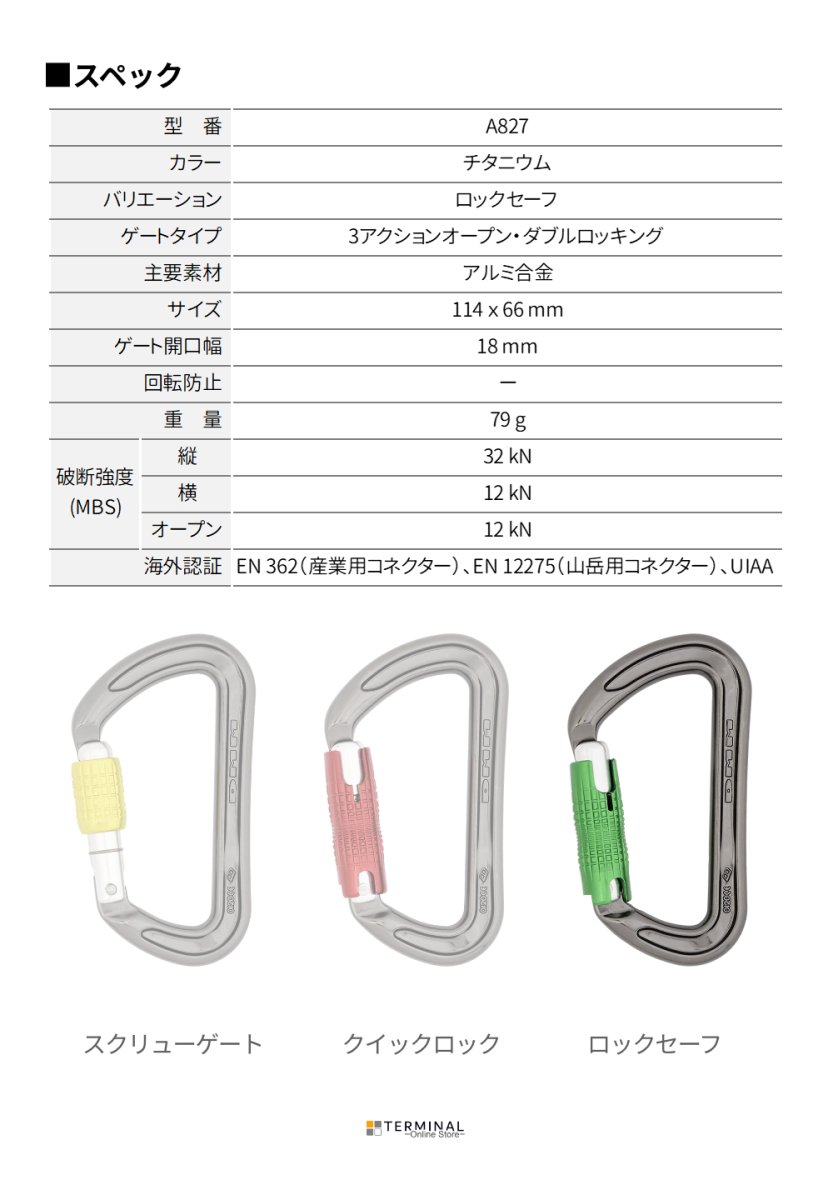 DMM ZODIAC ディーエムエム ゾディアック ロックセーフ A827