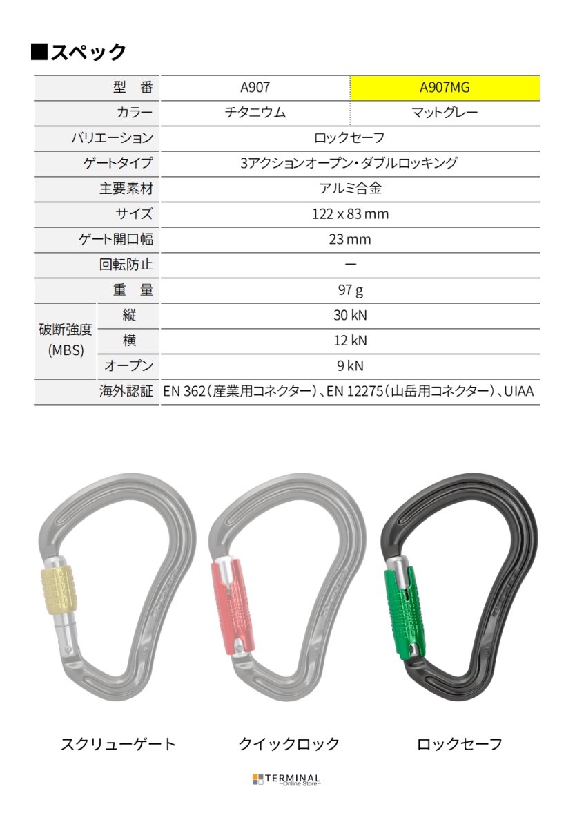 DMM BOA HMS ディーエムエム ボア HMS ロックセーフ マットグレー A907MG