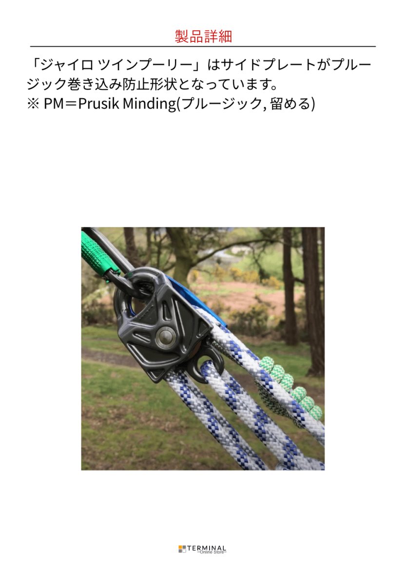 DMM Gyro Twin Pulley ディーエムエム ジャイロツインプーリー PUL241MG