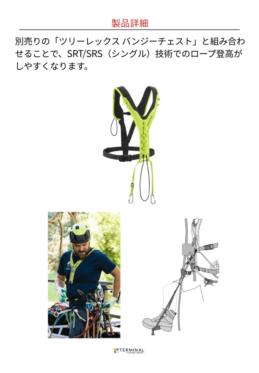 EDELRID TREEREX 2 エーデルリッド ツリーレックス 2 82025.1