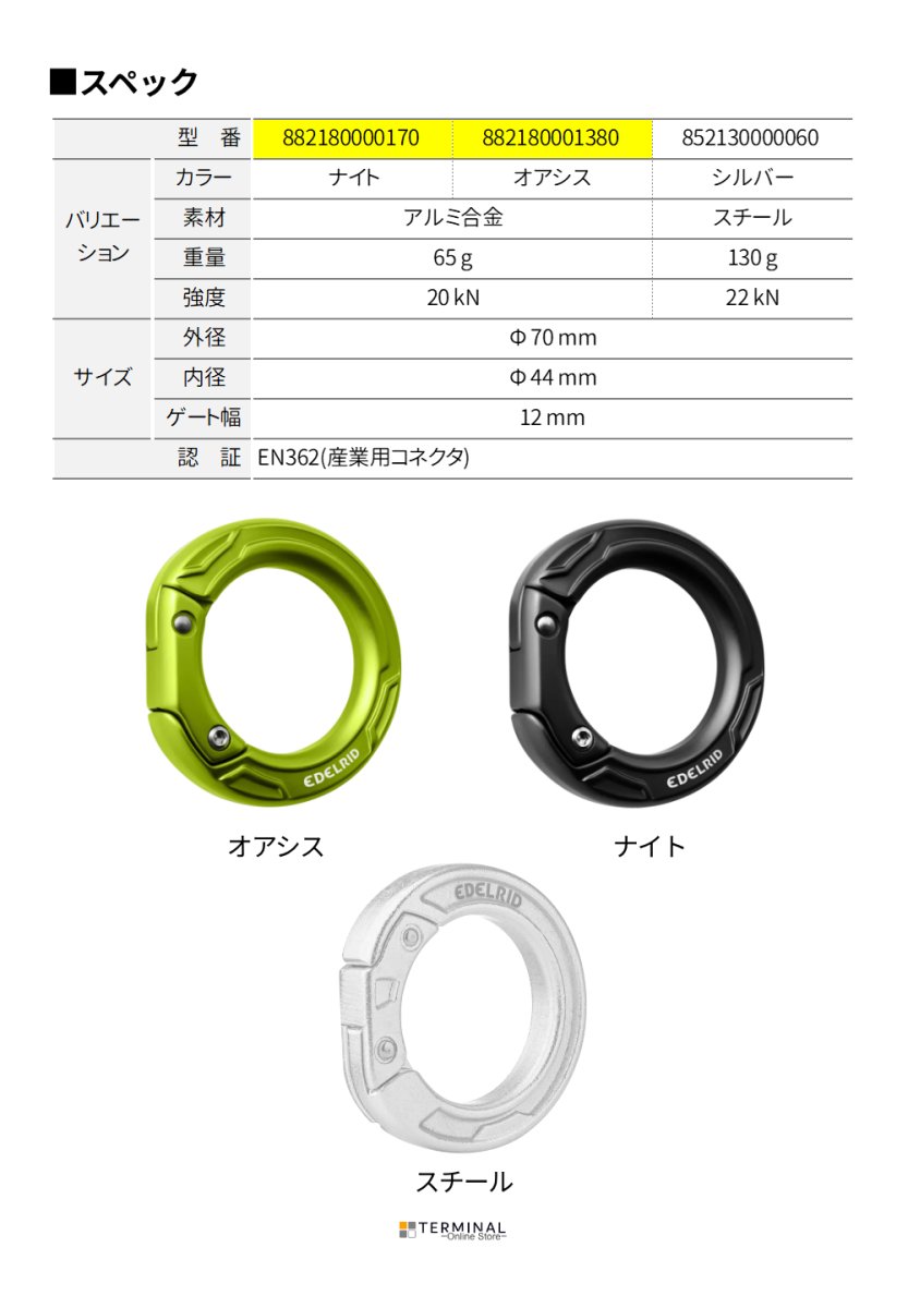 EDELRID CUPID エーデルリッド キューピッド 882180000170