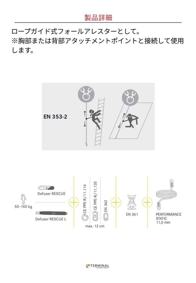 EDELRID Fuse エーデルリッド ヒューズ 88256