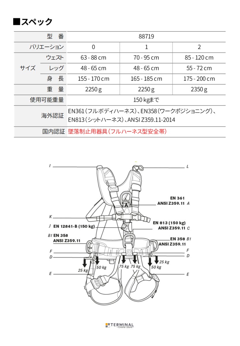 EDELRID VERTIC TRIPLE LOCK エーデルリッド バーティック トリプル ロック 887190132190