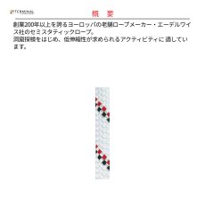 画像2: 【受注発注商品】 edelweiss エーデルワイス セミスタティックロープ 10.5 mm 国内正規品 (2)