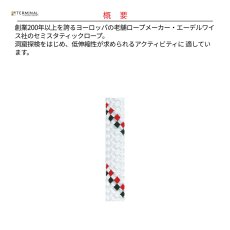 画像2: 【受注発注商品】 edelweiss エーデルワイス セミスタティックロープ 13 mm 国内正規品 (2)