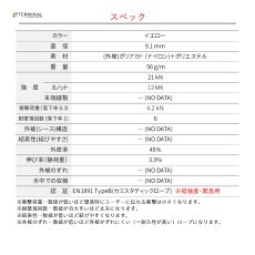画像3: 【受注発注商品】 edelweiss エーデルワイス キャニオンロープ エバードライ 9.1 mm 国内正規品 (3)