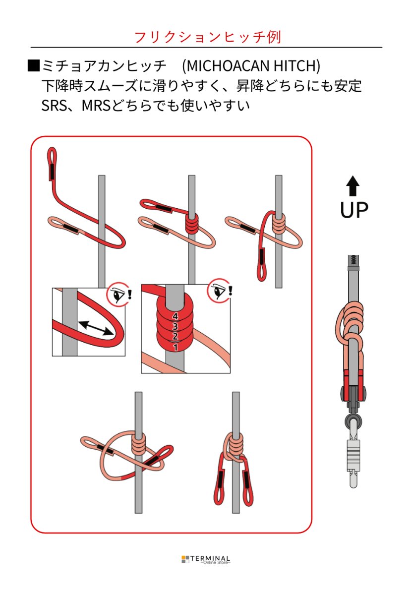 画像4: 【取り寄せ】 C.A.M.P. (Camp Safety) カンプ ジャイロ ランヤード スペア コード 国内正規品 (4)
