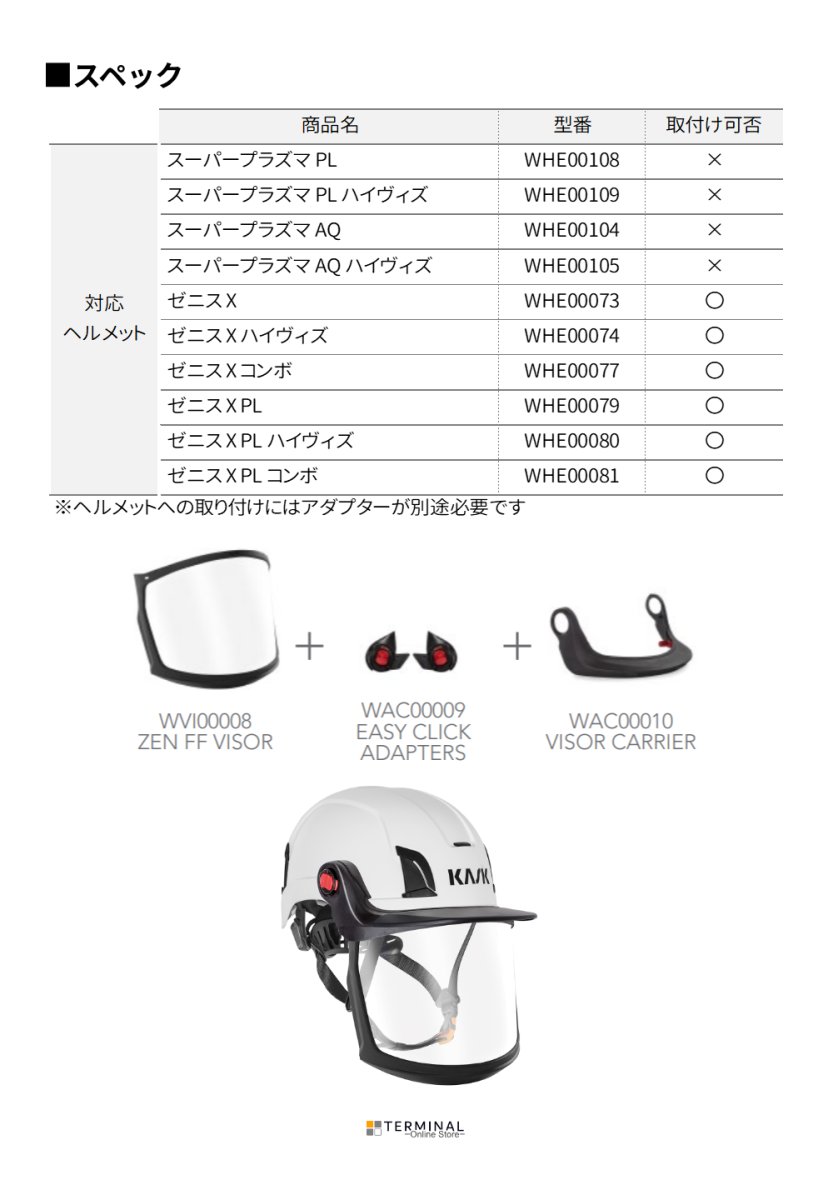 KASK ZEN FF VISOR for ZENITH カスク ゼニスシリーズ用フルフェイスバイザー スモーク KK0124