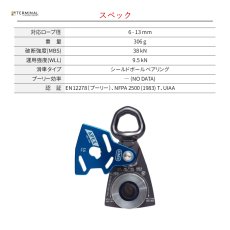 画像2: 【受注発注商品】 SMC エスエムシー エイペックス 1.5 スイベルプーリー ブラック 国内正規品 (2)