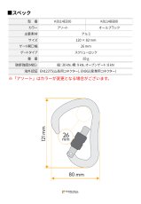 画像3: 【受注発注商品】 singing rock シンギングロック ヘクター スクリューロック ブラック 国内正規品 (3)