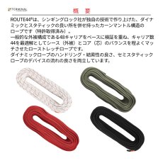 画像2: 【受注発注商品】 singing rock シンギングロック スタティックR44 10.5mm ブラック アイ無し 国内正規品 (2)