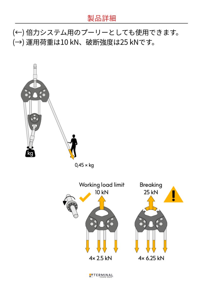 singing rock TANDEM PULLEY シンギングロック タンデム・プーリー RK803BB00