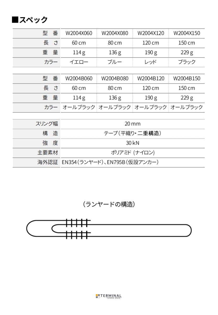 singing rock Eye Sling シンギングロック アイ・スリング 25mm W2004X060