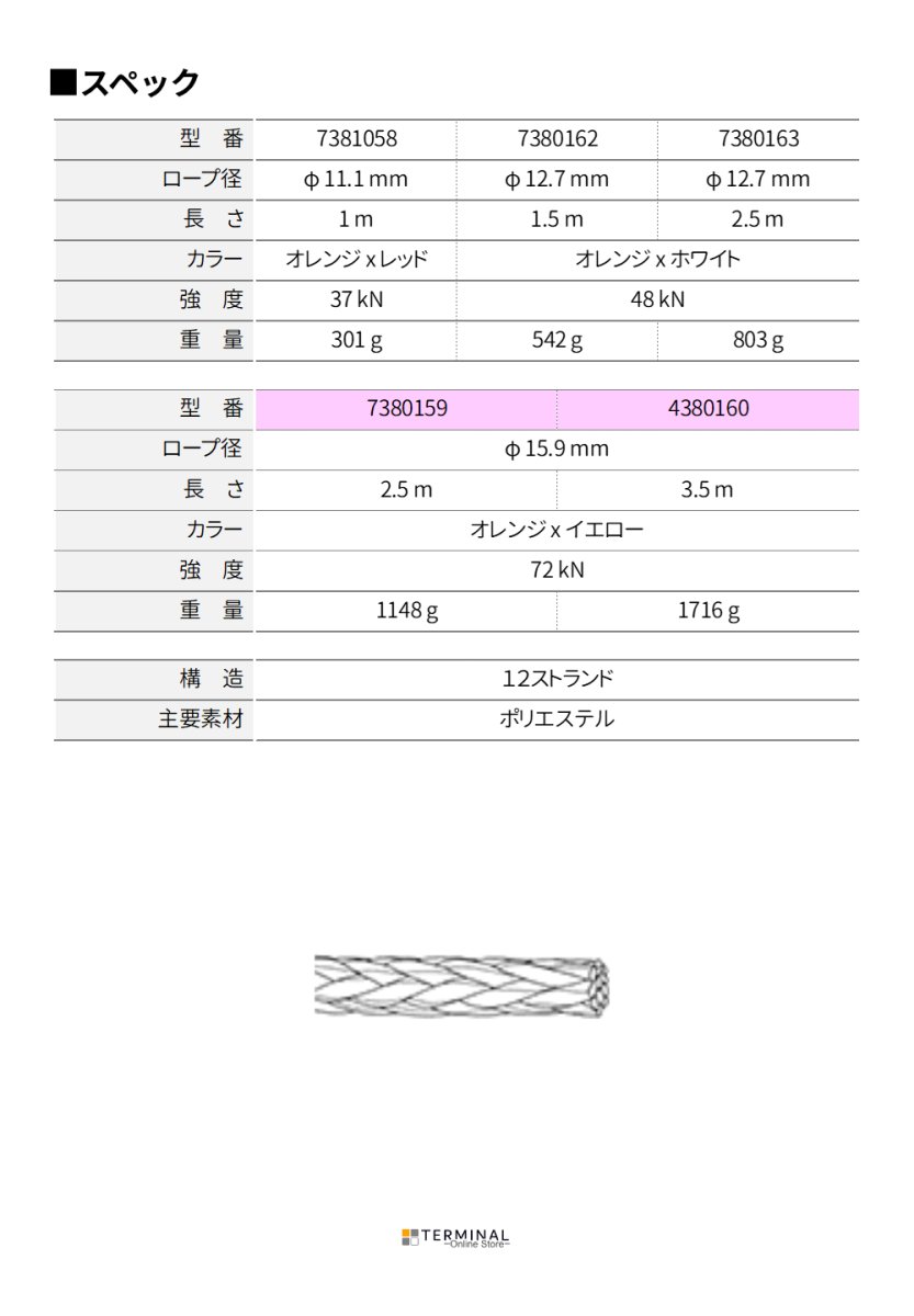 Teufelberger tREX Loopies トゥーフェルベルガー ティーレックス ルーピー Φ15.9 mm 7380159
