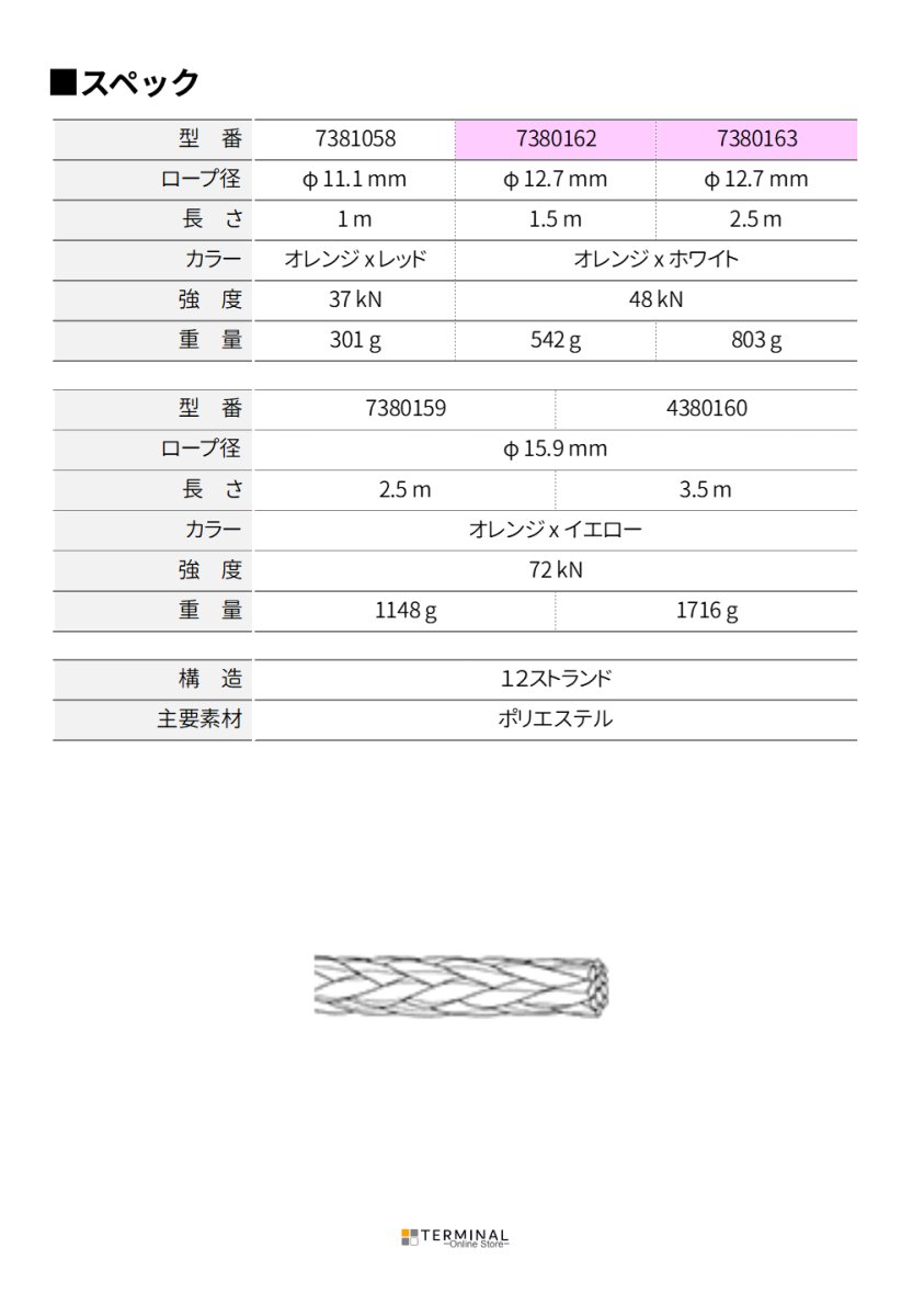 Teufelberger tREX Loopies トゥーフェルベルガー ティーレックス ルーピー Φ12.7 mm 7380162