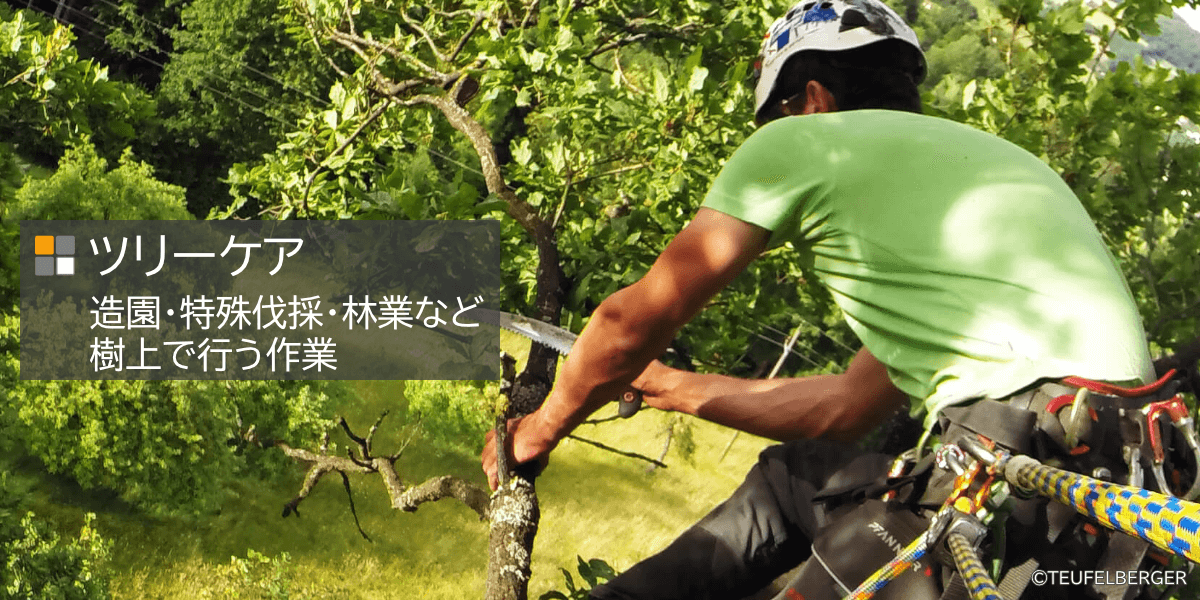 ツリーケア（林業、造園業、特殊伐採、ツリークライミング、アーボリスト）向け高所作業用品 サドル・リギングロープ・ウーピールーピー・ダブルブレイド・カンビウムセイバー（フリクションセーバー）・スローライン